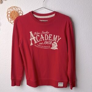 Teenie Weenie Red Academy Graphic Sweatshirt